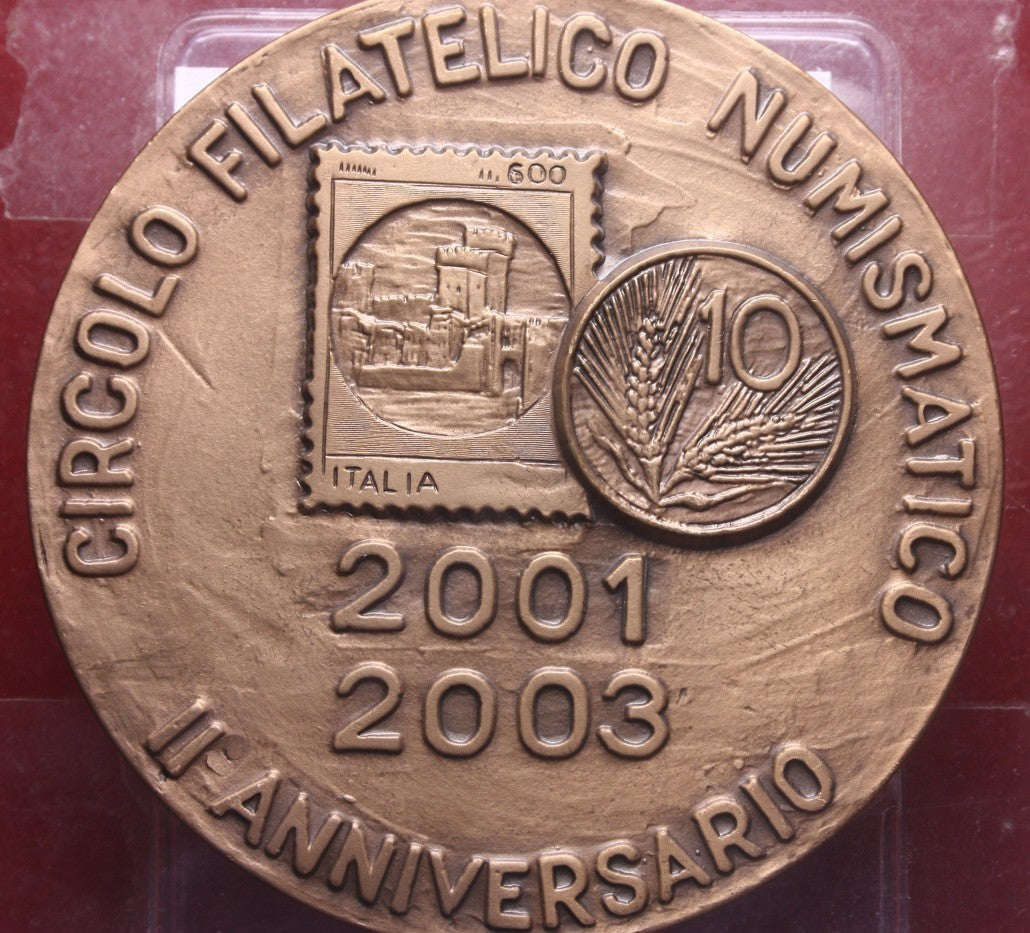 NL* BRESCIA SALO' 2001 Medaglia Bronzo PORTA DEL CARMINE XV SECOLO opus Medici