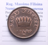 NL* LOMBARDIA NAPOLEONE I Soldo Rame 1813 MILANO come da foto