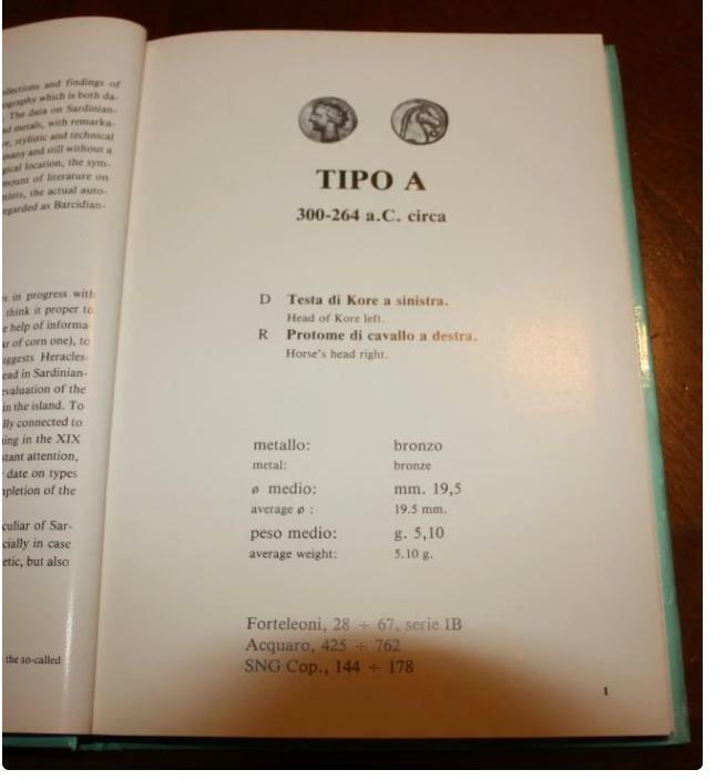 NL* Libro Sardegna Le Monete Sardo Puniche di Enrico Piras Montenegro Edizioni