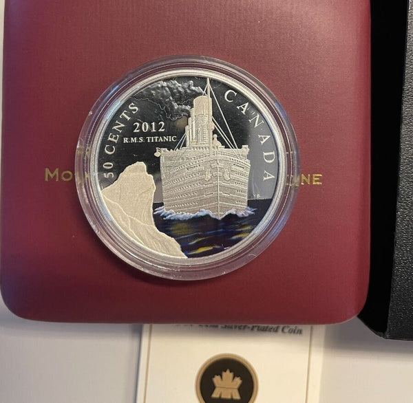 NL* CANADA Elizabeth II 50 CENTS 2012 RMS TITANIC PROOF set Canadian Mint