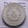 NL* D.D.R.  EST GERMANY 20 DM SILVER 1968 KARL MARX FDC - Unc
