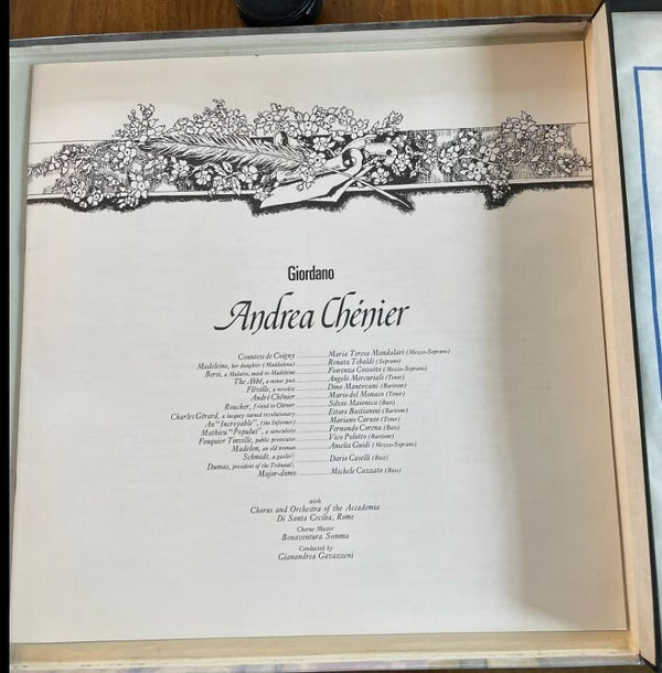 NL* ITALIA DISCO GIORDANO ANDREA CHENIER Grand Opera Series - Gavazzeni