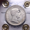 EN* ITL IIII 2 Lire silver QUADRIGA BRIOSA 1915 QFDC/FDC Filisina M. Expert Report