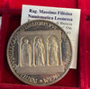 NL* ROME POPE PIUS XII Silver Medal 1956 EXTRAORDINARY PEACE JUSTICE CHARITY