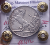 NL* VEIII 10 LIRE Argento BIGA 1927 NC BB/SPL * 1 rosetta Perizia Filisina