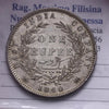 NL* INDIA REGINA VITTORIA 1 RUPEE Rupia Argento 1840 TOP ABOUT UNCIRCULATED FDC