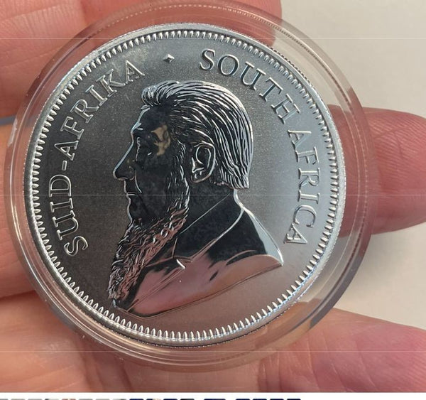 NL* SUDAFRICA 1 KRUGERRAND ARGENTO 2017 1 ONCIA DI Argento Puro SILVER OZ