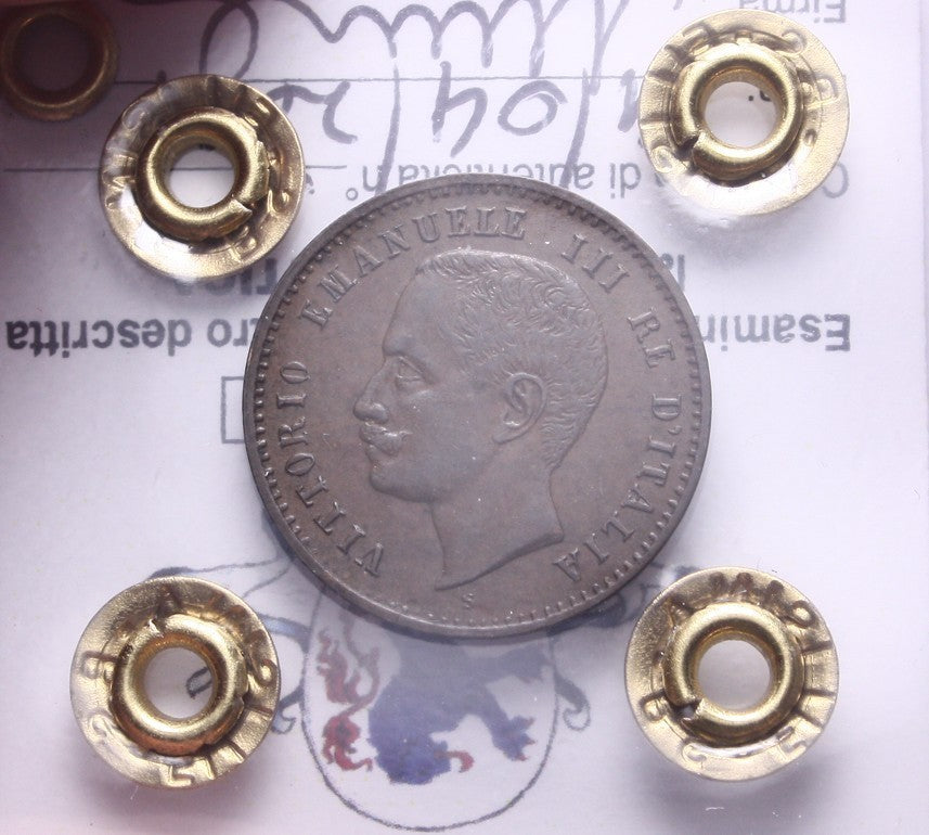 NL* VEIII Italia 2 CENTESIMI VALORE 1908 SPL+ Perizia Filisina Massimo