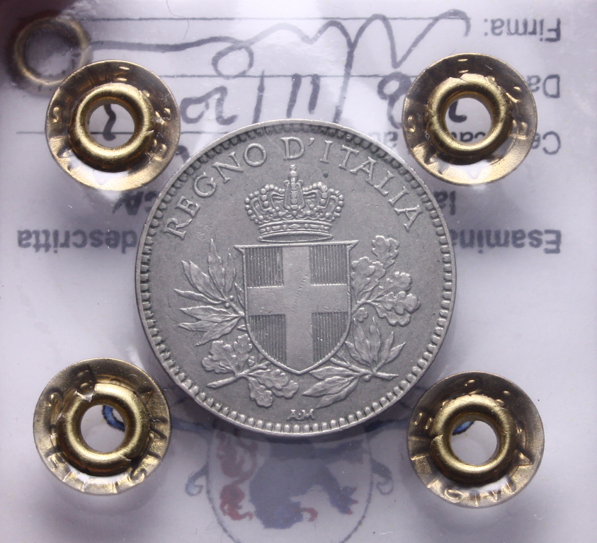 NL* VEIII ITALIA 20 CENTESIMI ESAGONO 1919 C. LISCIO SPL+ Perizia Filisina