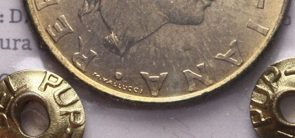 NL* ITALIA 200 LIRE 1978 VARIANTE MEZZALUNA SOTTO IL COLLO R FDC Perizia Del Pup
