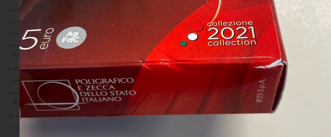 NL* ITALIA Repubblica 5 EURO ARGENTO 2021 DANTE ALIGHIERI INFERNO FDC set A. D.