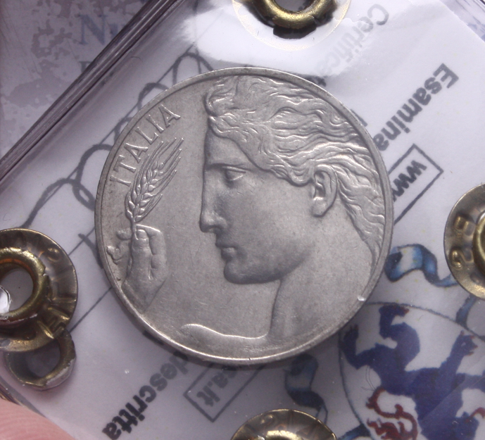 NL* VEIII ITALIA 20 CENTESIMI 1913 DONNA LIBRATA SPL+ Perizia Filisina Massimo