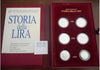 NL* ITALIA SERIE COMPLETA STORIA LIRA 3 Trittici Argento 1999 2000 2001 FDC set