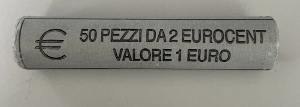 NL* ITALIA ROTOLINO da 50 Pezzi di 2 CENTESIMI 2002 Fior di conio