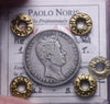 NL* CARLO ALBERTO 1 LIRA ARGENTO 1843 TORINO MOLTO RARA QBB Perizia Noris Paolo