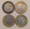 NL* REGNO UNITO Lotto 4 pezzi 2 POUNDS / 2 STERLINE  1998-2000  come da foto