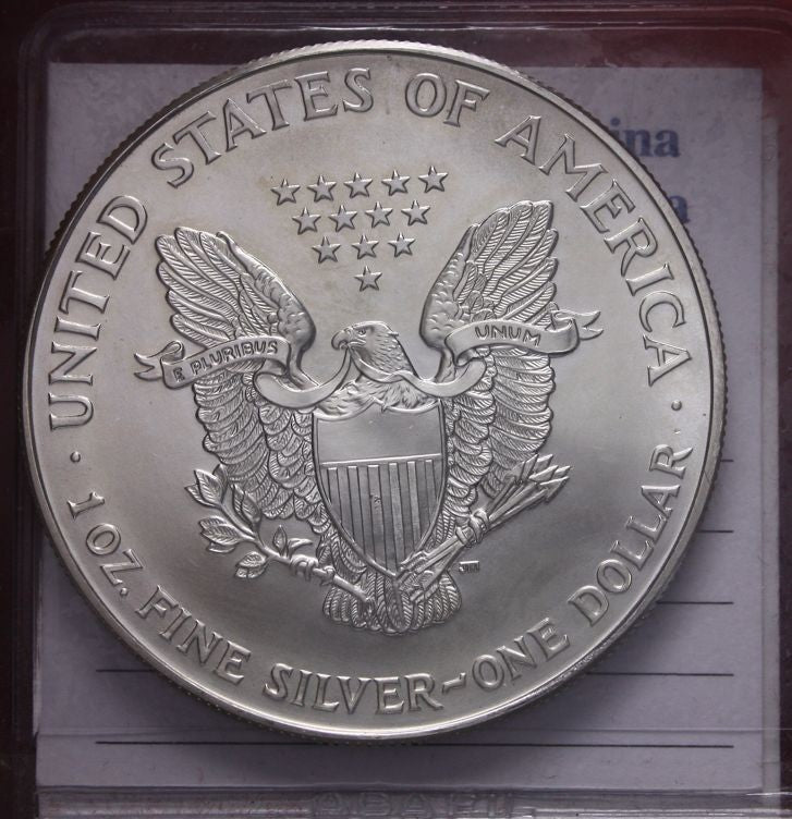 NL* STATI UNITI 1 DOLLARO ARGENTO 1994 1 ONCIA OZ ARGENTO PURO Liberty Walking