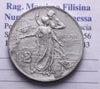 NL* VEIII ITALIA 2 LIRE ARGENTO 1911 CINQUANTENARIO  come foto