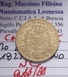 NL* CARLO FELICE 20 Lire ORO 1825 TORINO Q.BB/BB Perizia Filisina Massimo