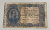 NL* UMBERTO I banconota BIGLIETTO DI STATO da 10 LIRE 28 Dicembre 1917 2170