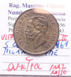 NL* VEII 5 CENTESIMI RAME 1861 MILANO Q.FDC/FDC Parz. Rosso Perizia Filisina