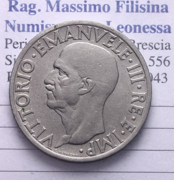 NL* VEIII 1 LIRA IMPERO 1936 XIV RARA OTTIMA CONSERVAZIONE vedi foto