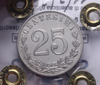 NL* VEIII ITALIA 25 CENTESIMI VALORE 1902 RARA SPL+/QFDC Perizia Filisina