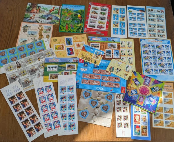 NL* FRANCIA Lotto FRANCOBOLLI NUOVI IN EURO anno 2002 Valore Facciale euro 91,02