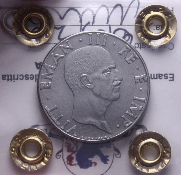 NL* VEIII 50 CENTESIMI IMPERO 1943 XXI RARA QFDC Perizia Filisina Massimo