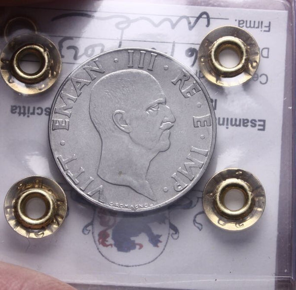 NL* VEIII Italia 50 CENTESIMI IMPERO 1941 XIX QFDC/FDC Perizia Filisina Massimo