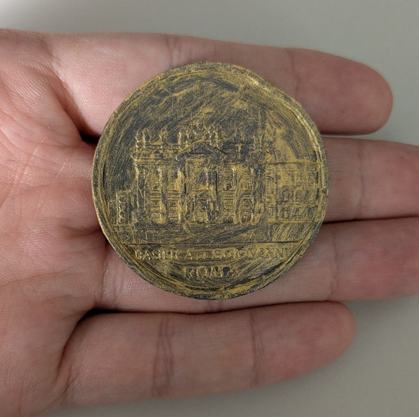 NL* ROMA Medaglia Bronzo PIO XI PONTEFICE MAXIMO BASILICA DI SAN GIOVANNI
