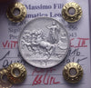 NL* VEIII 1 LIRA ARGENTO 1916 QUADRIOGA BRIOSA RARA BB/SPL Perizia Filisina