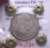 NL* UMBERTO I 1 Lira ARGENTO 1886 ROMA Q.FDC/FDC Perizia Filisina Massimo