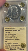 NL* Italia Repubblica 5 LIRE UVA 1947 RRR R3 QFDC/FDC Sigillo Perrone Davide