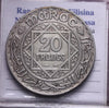 NL* MAROCCO MAROC 20 FRANCS SILVER ARGENTO AH 1352 ottima conservazione