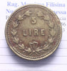 NL* PESO MONETALE PER SCUDO 5 LIRE ITALIANE GR. 25,00 come da foto