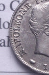 EN* LOMBARDY NAPOLEON I 5 Silver Soldi 1811 Milan INVERTED M VARIANT