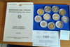 NL* ITALIA Divisionale 1989 T. CAMPANELLA 11 V con 500 LIRE ARGENTO PROOF Set