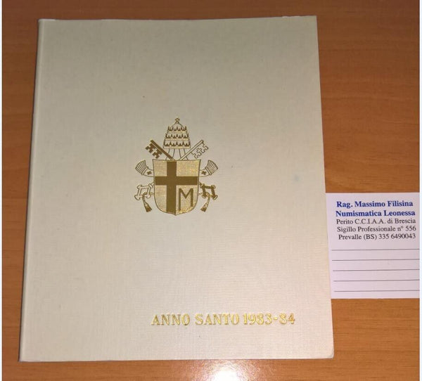 NL* VATICAN JOHN PAUL II Divisional 1983-84 HOLY YEAR 500 AND 1000 Lire AG