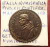 NL* PAPA PIO XII Gettone Numismatico Bronzo 1 SCUDO anno 1950 Italia Numismatica