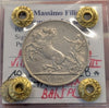 NL* VEIII 10 LIRE Argento BIGA 1928 * 1 rosetta RARO BB/SPL Perizia Filisina M.
