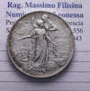 NL* VEIII RE D'ITALIA 2 Lire ARGENTO 1911 CINQUANTENARIO ottima conservazione *