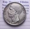 NL* VEIII ITALIA 10 Lire Argento BIGA 1927** 2 rosette eccellente come foto