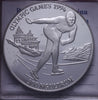 NL* BHUTAN 300 NGULTRUM 1992 ARGENTO Silver OLYMPIC GAMES PROOF come da foto