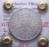 NL* VEIII 2 LIRE ARGENTO AQUILA SABAUDA 1907 BB+ Perizia Filisina Massimo