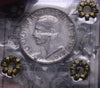 NL* VEIII Italia 5 LIRE ARGENTO AQUILOTTO 1929 * 1 rosetta QFDC Perizia Aurora