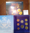 NL* SAN MARINO Divisionale 2002 8 VALORI IN EURO FDC SET zecca