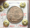 NL * VEIII Italy 5 cents PRORA 1918 FDC ROSSO MACCHIE Expertise Filisina M.