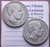 NL* VEIII Lotto 2 pezzi 2 LIRE Argento 1901 1907 AQUILA SABAUDA come da foto