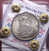 NL* VEIII Italia 10 LIRE ARGENTO IMPERO 1936 XIV SPL /QFDC Perizia Filisina  M
